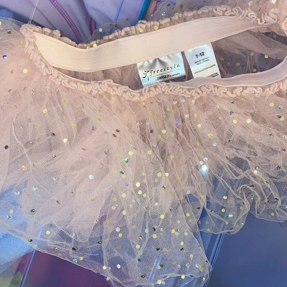Freestyle Danskin light pink ballet tutu skirt size medium - Picture 5 of 6